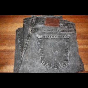 Men’s grey vintage Levi jeans